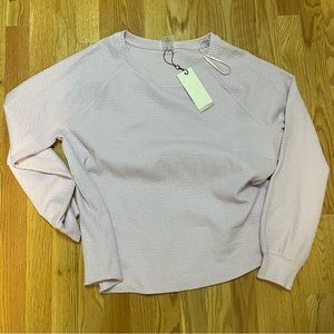 NWT Calia Textured Crewneck Size XL Color Light Purple